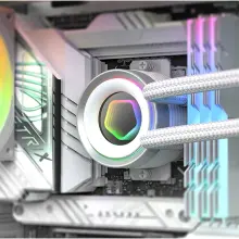 Купити Система водяного охолодження ID-Cooling FX240 INF White - фото 6
