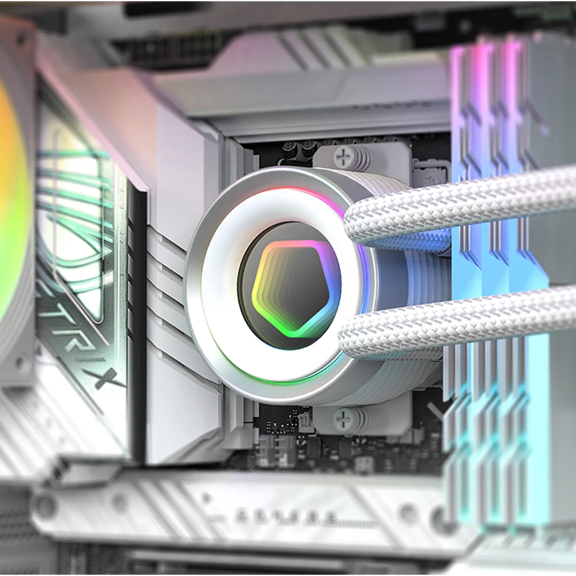 Купити Система водяного охолодження ID-Cooling FX240 INF White - фото 6