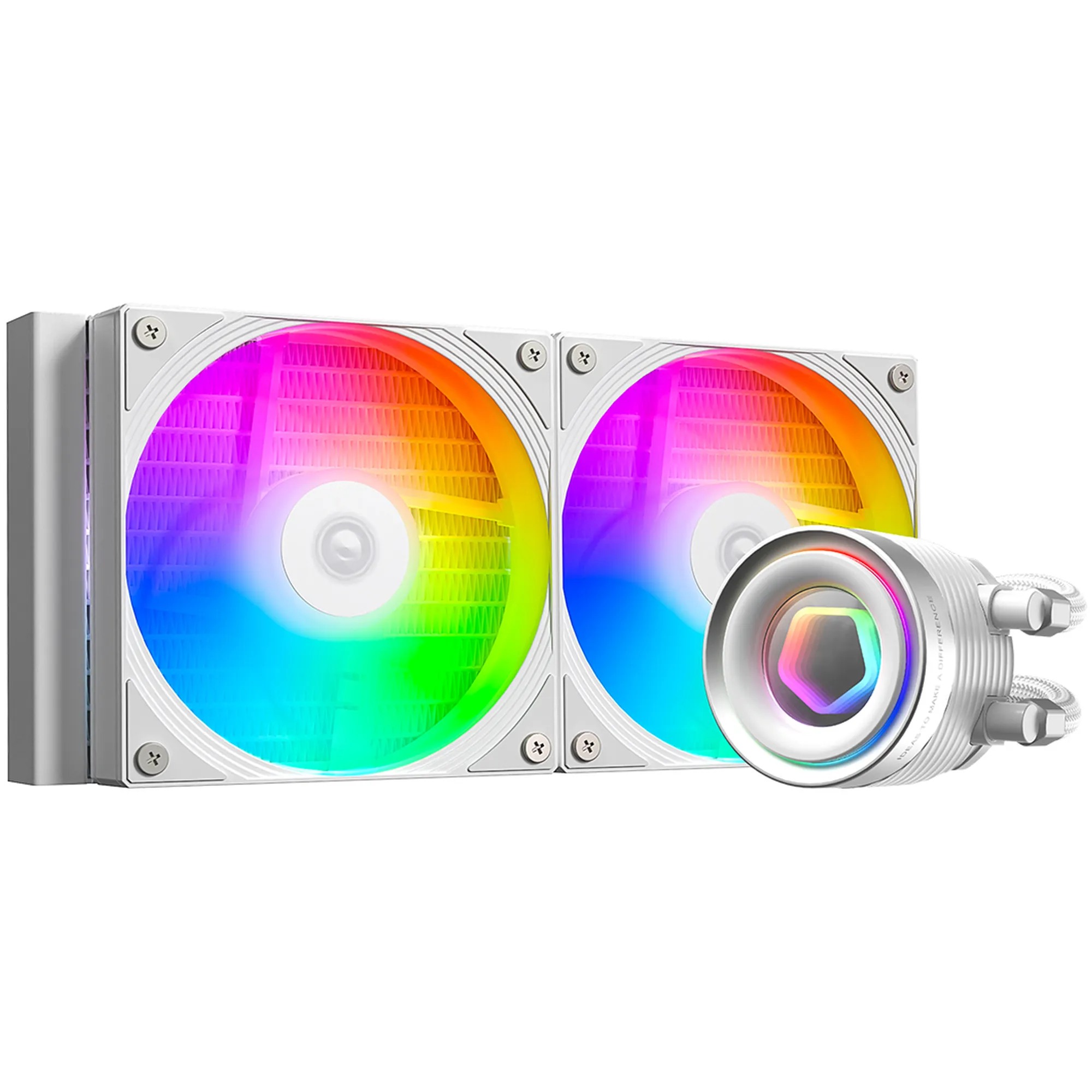 Купити Система водяного охолодження ID-Cooling FX240 INF White - фото 1