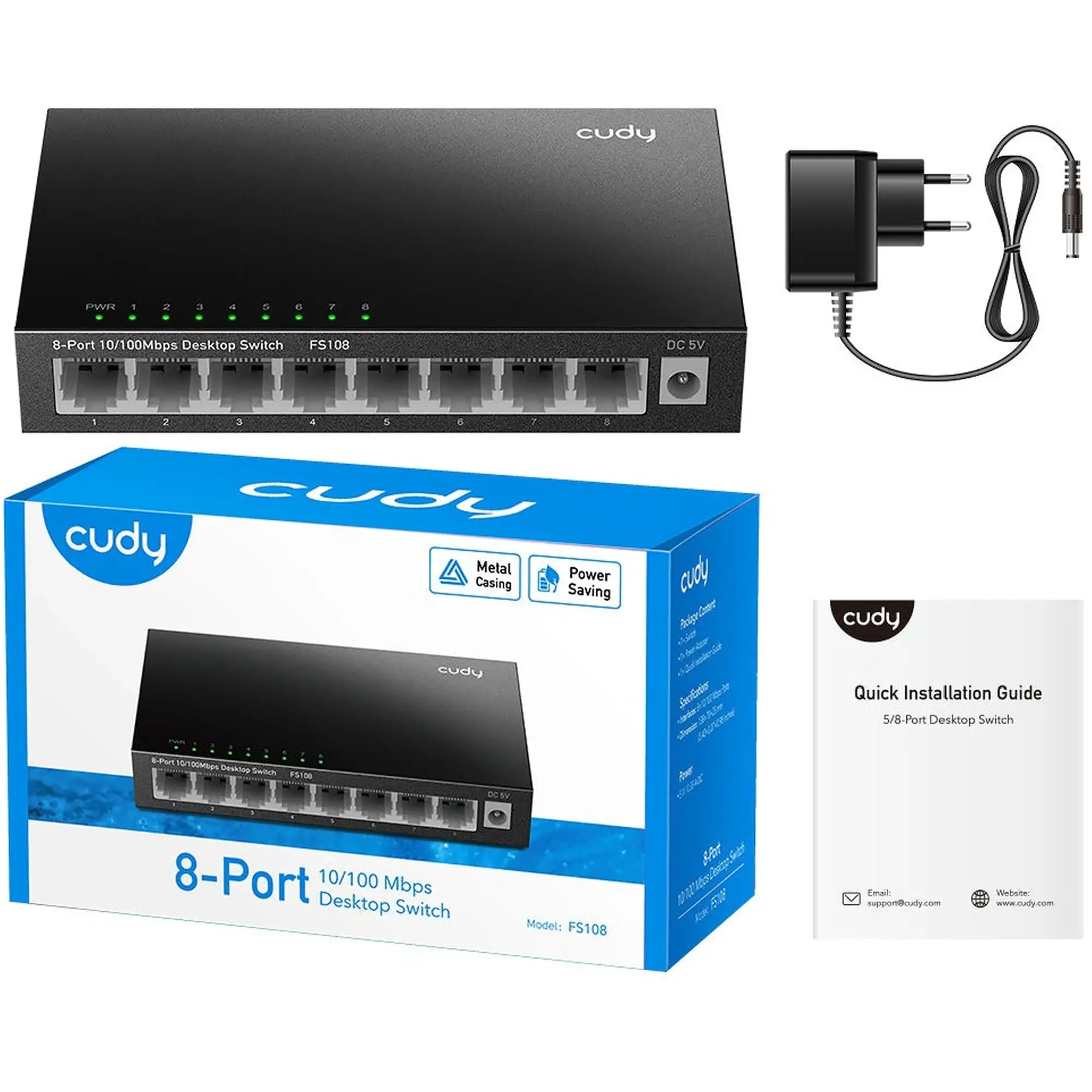 Купити Комутатор Cudy FS108 - фото 3
