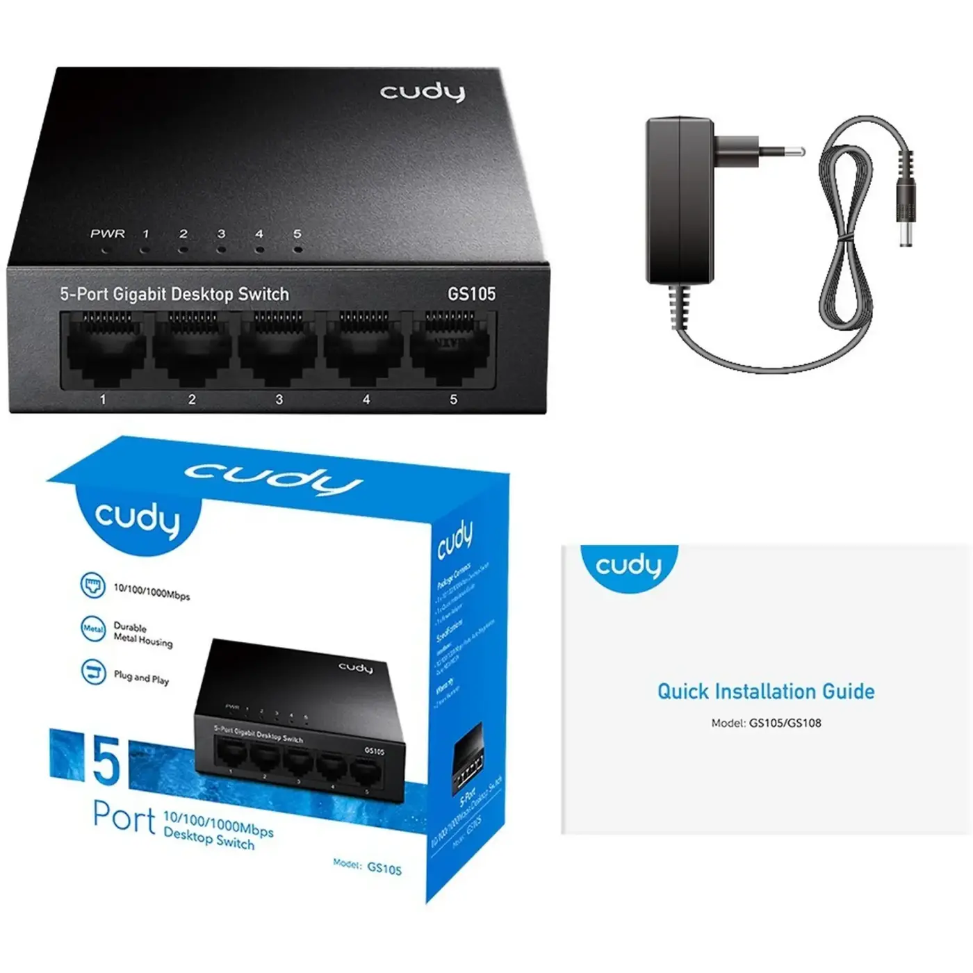 Купить Коммутатор Cudy GS105 - фото 3