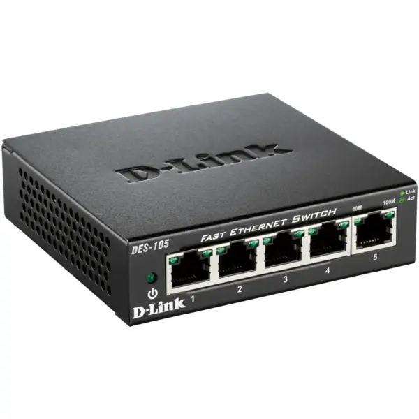 Купити Комутатор D-Link DES-105/E - фото 3