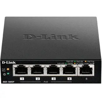 Купити Комутатор D-Link DGS-1005P - фото 1
