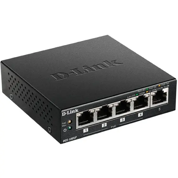 Купити Комутатор D-Link DGS-1005P - фото 2