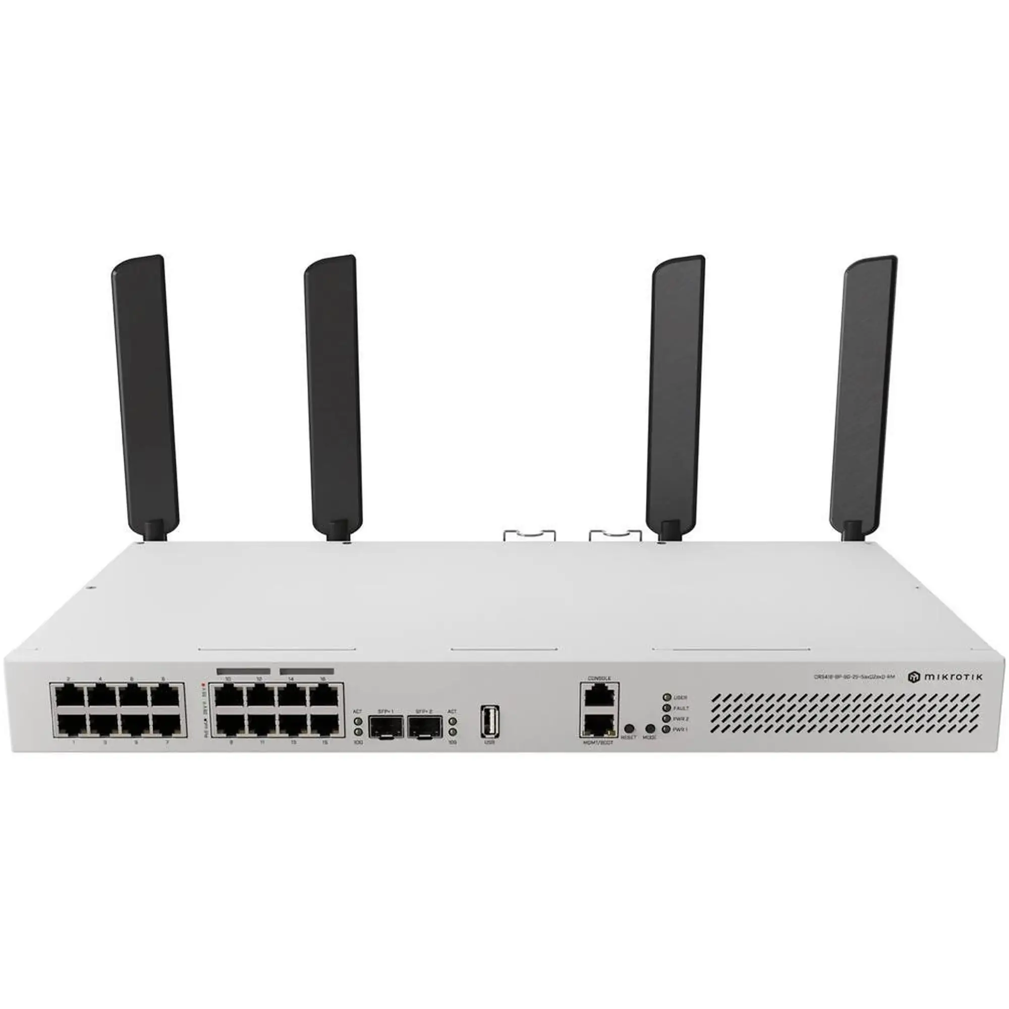 Купить Коммутатор Mikrotik CRS418-8P-8G-2S+5axQ2axQ-RM - фото 1