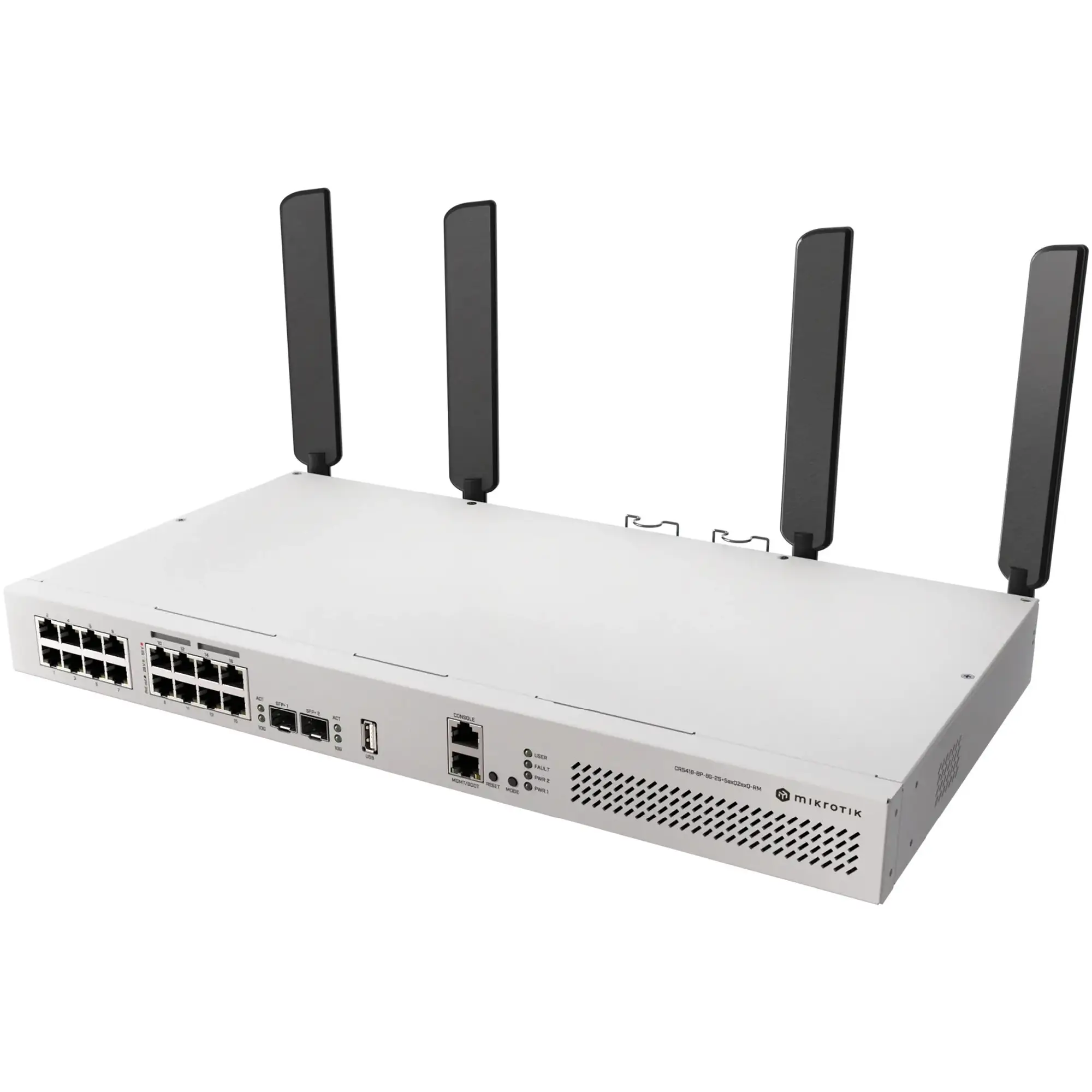 Купить Коммутатор Mikrotik CRS418-8P-8G-2S+5axQ2axQ-RM - фото 2