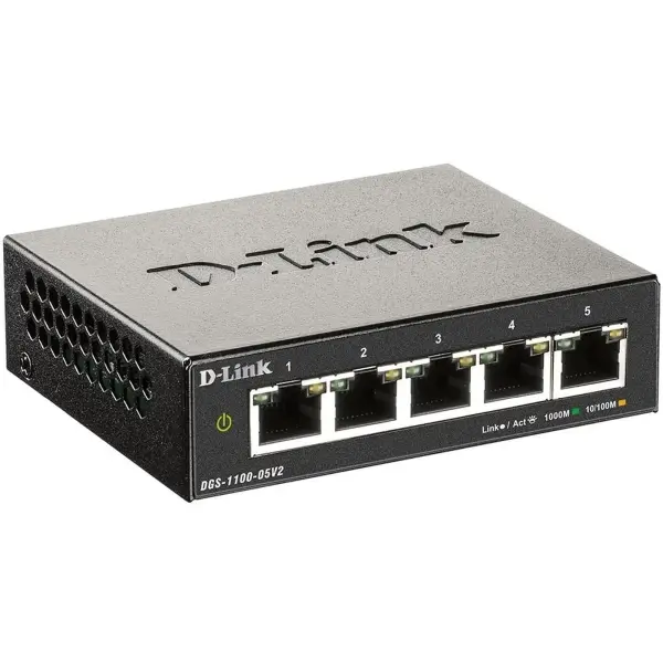 Купити Комутатор D-Link DGS-1100-05V2 - фото 2