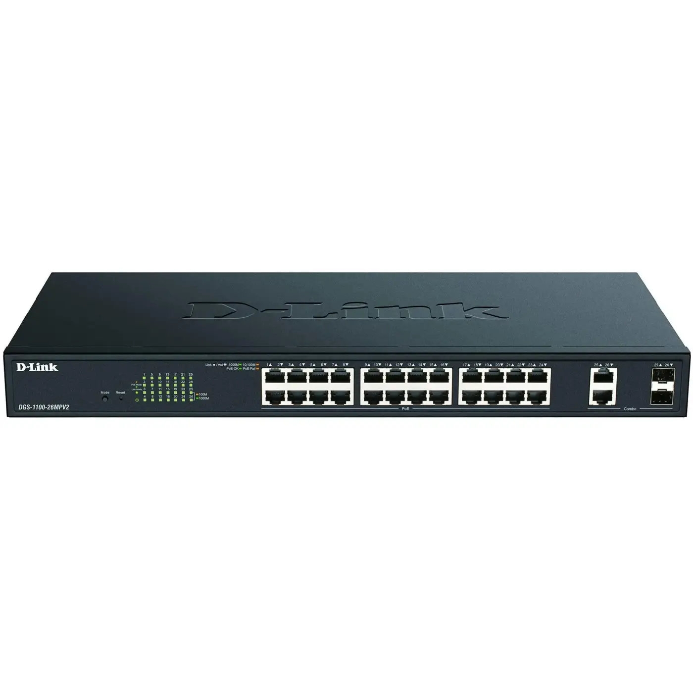 Купити Комутатор D-Link DGS-1100-26MPV2 - фото 1