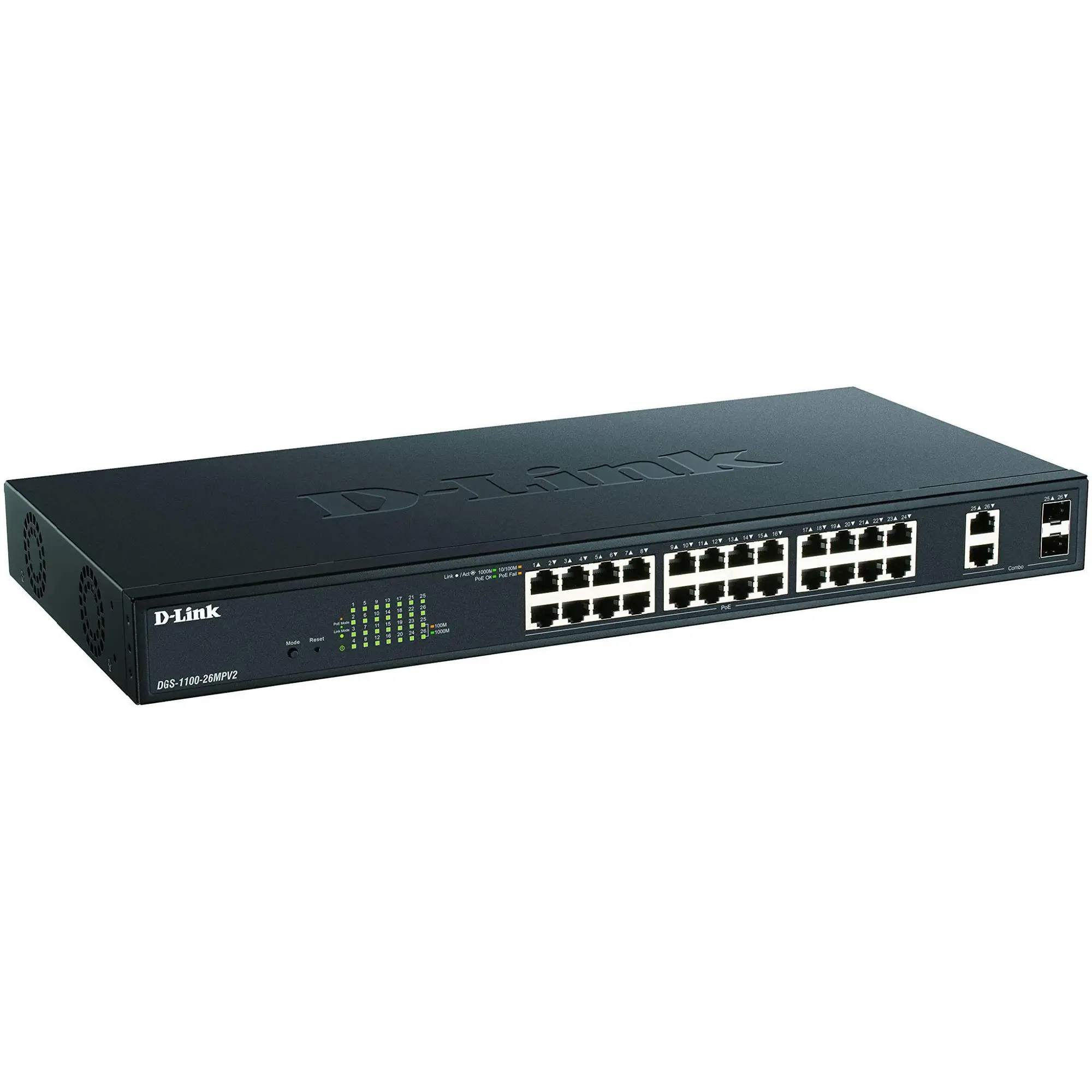 Купити Комутатор D-Link DGS-1100-26MPV2 - фото 2