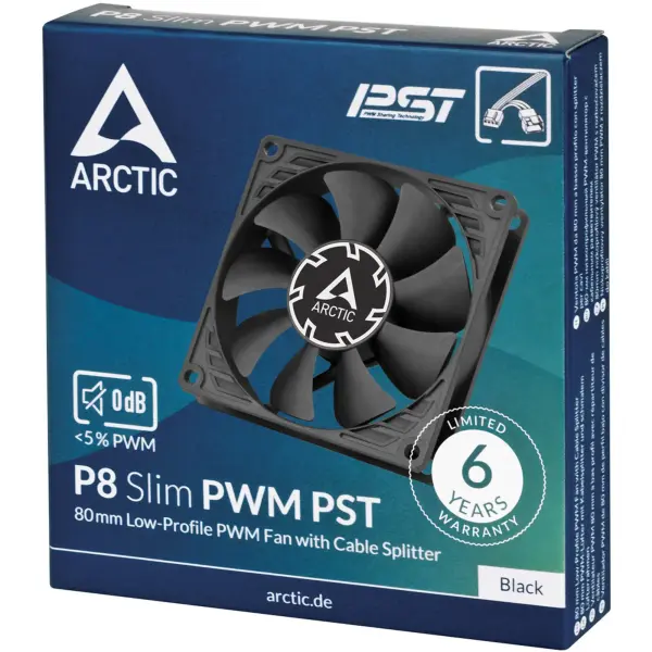 Купити Вентилятор Arctic P8 Slim PWM PST (ACFAN00295A) - фото 7