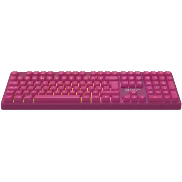 Купити Клавіатура Canyon Fortnax GKW-2 Pink (CND-SKBW2) - фото 2