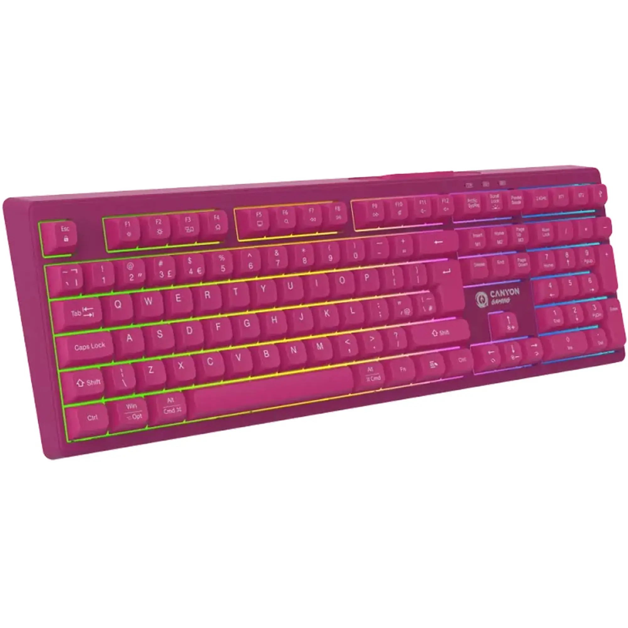 Купити Клавіатура Canyon Fortnax GKW-2 Pink (CND-SKBW2) - фото 3