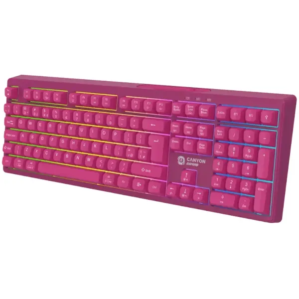 Купити Клавіатура Canyon Fortnax GKW-2 Pink (CND-SKBW2) - фото 4