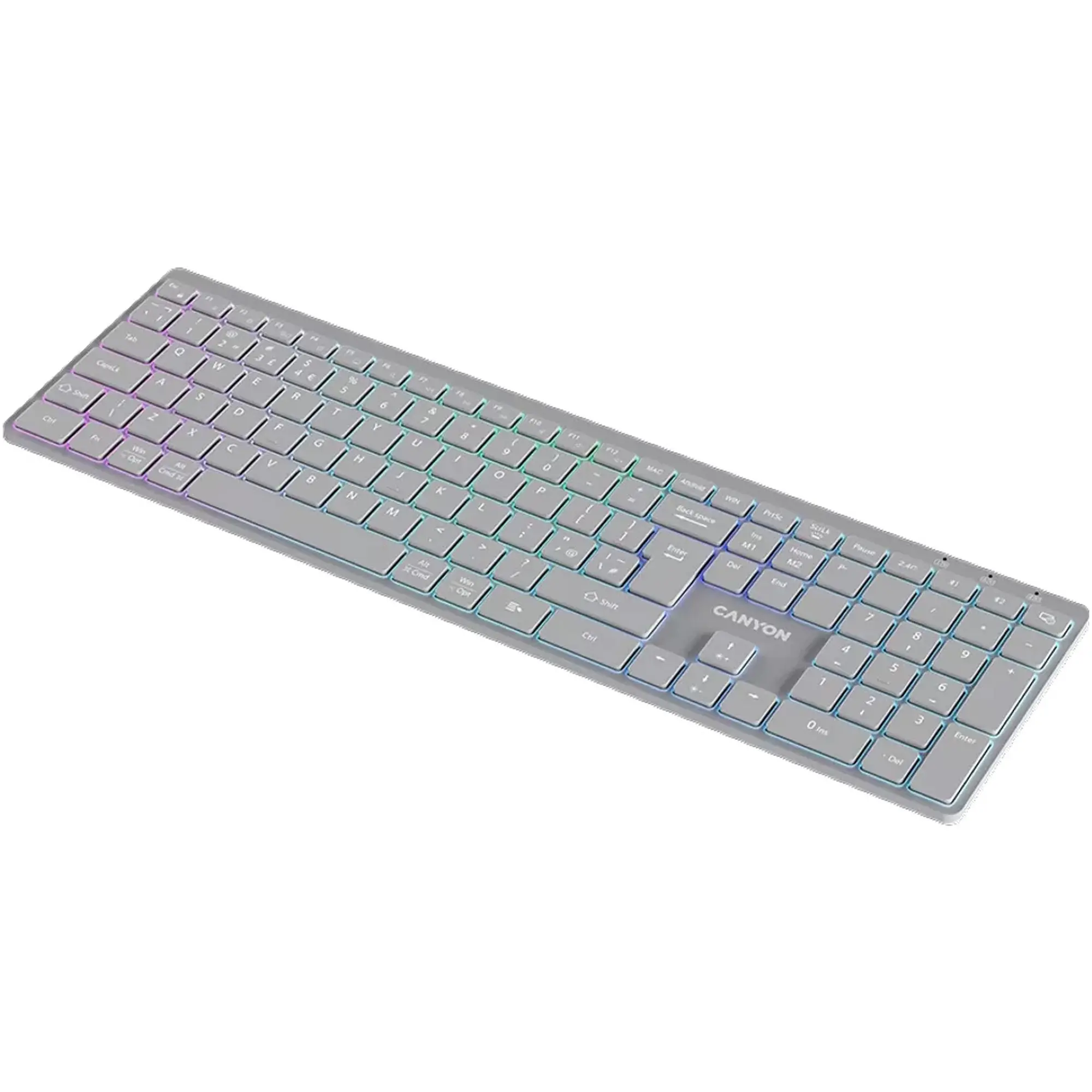 Купити Клавіатура Canyon HKB-W11 Gray (CNS-HBTK11G) - фото 4