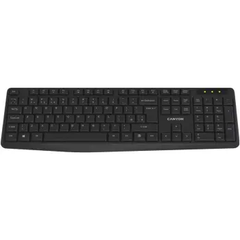 Купити Клавіатура Canyon KB-W01 Black (CNE-CKEYW01) - фото 1