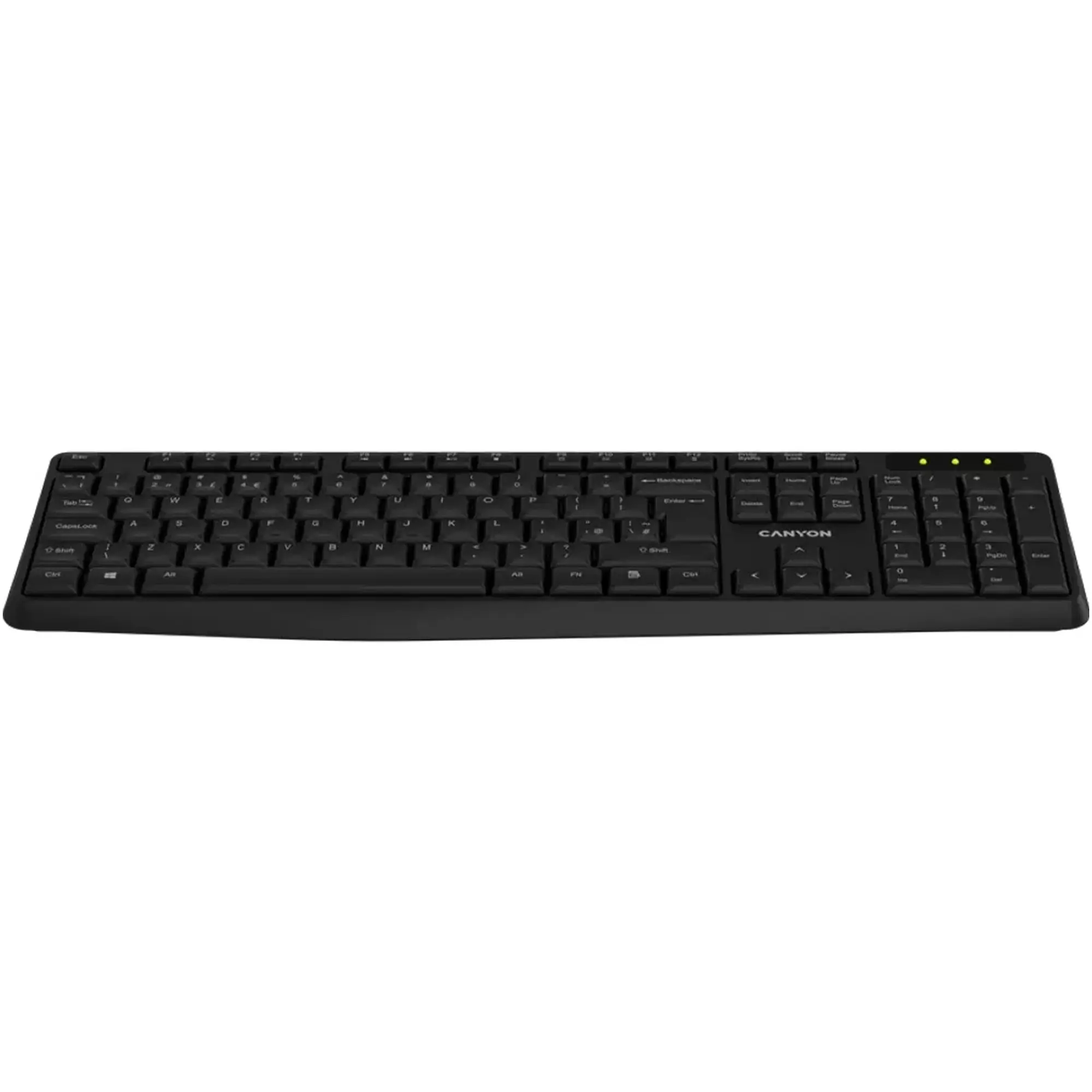Купити Клавіатура Canyon KB-W01 Black (CNE-CKEYW01) - фото 2