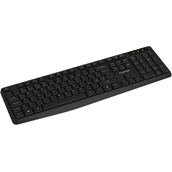 Купити Клавіатура Canyon KB-W01 Black (CNE-CKEYW01) - фото 3