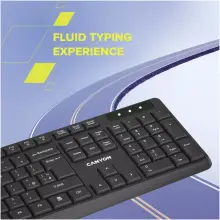 Купити Клавіатура Canyon KB-W01 Black (CNE-CKEYW01) - фото 6
