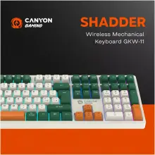Купить Клавиатура Canyon Shadder GKW-11 White (CND-SKBW11) - фото 9