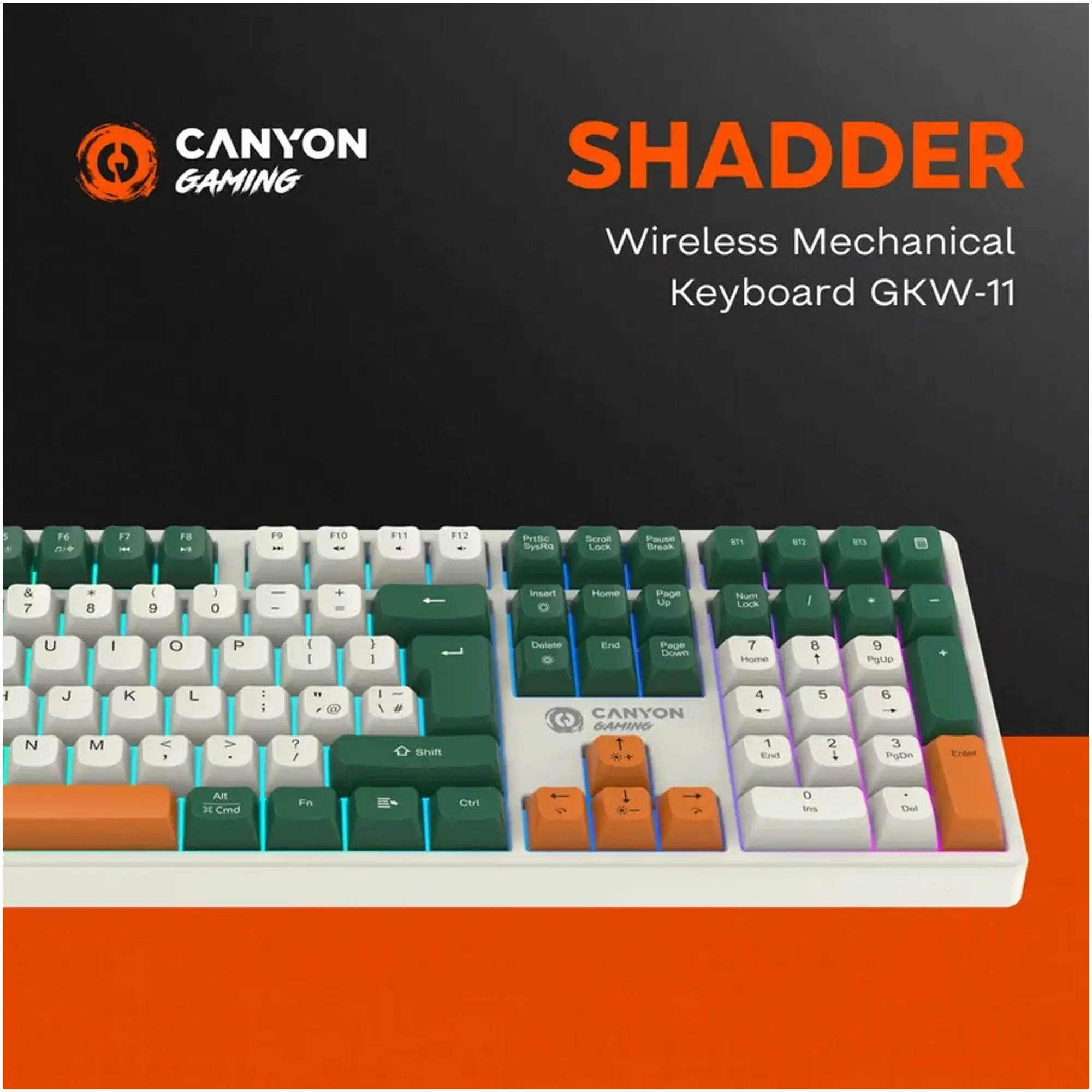 Купить Клавиатура Canyon Shadder GKW-11 White (CND-SKBW11) - фото 9