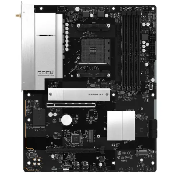 Купить Материнская плата ASRock B550 ROCK WIFI (sAM4, AMD B550, DDR4, ATX) - фото 2