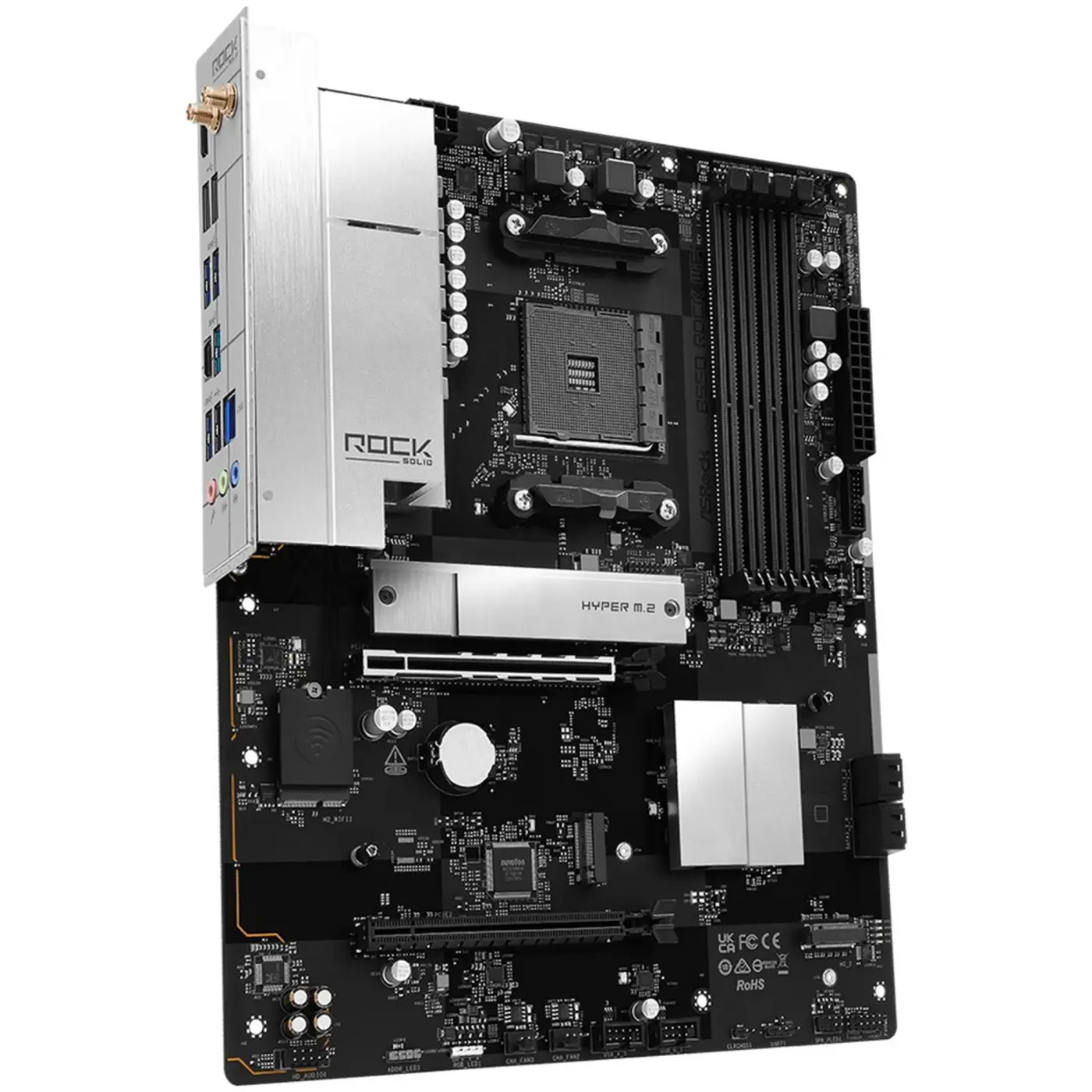 Купить Материнская плата ASRock B550 ROCK WIFI (sAM4, AMD B550, DDR4, ATX) - фото 3
