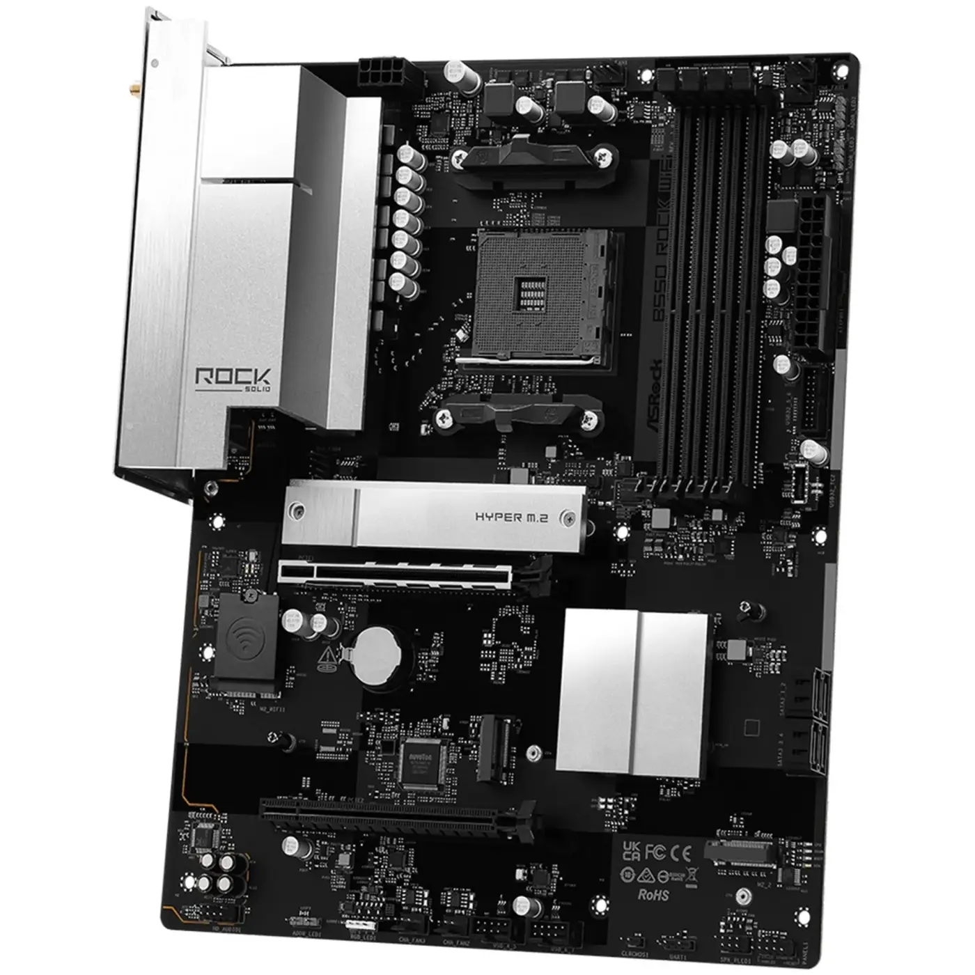 Купить Материнская плата ASRock B550 ROCK WIFI (sAM4, AMD B550, DDR4, ATX) - фото 4
