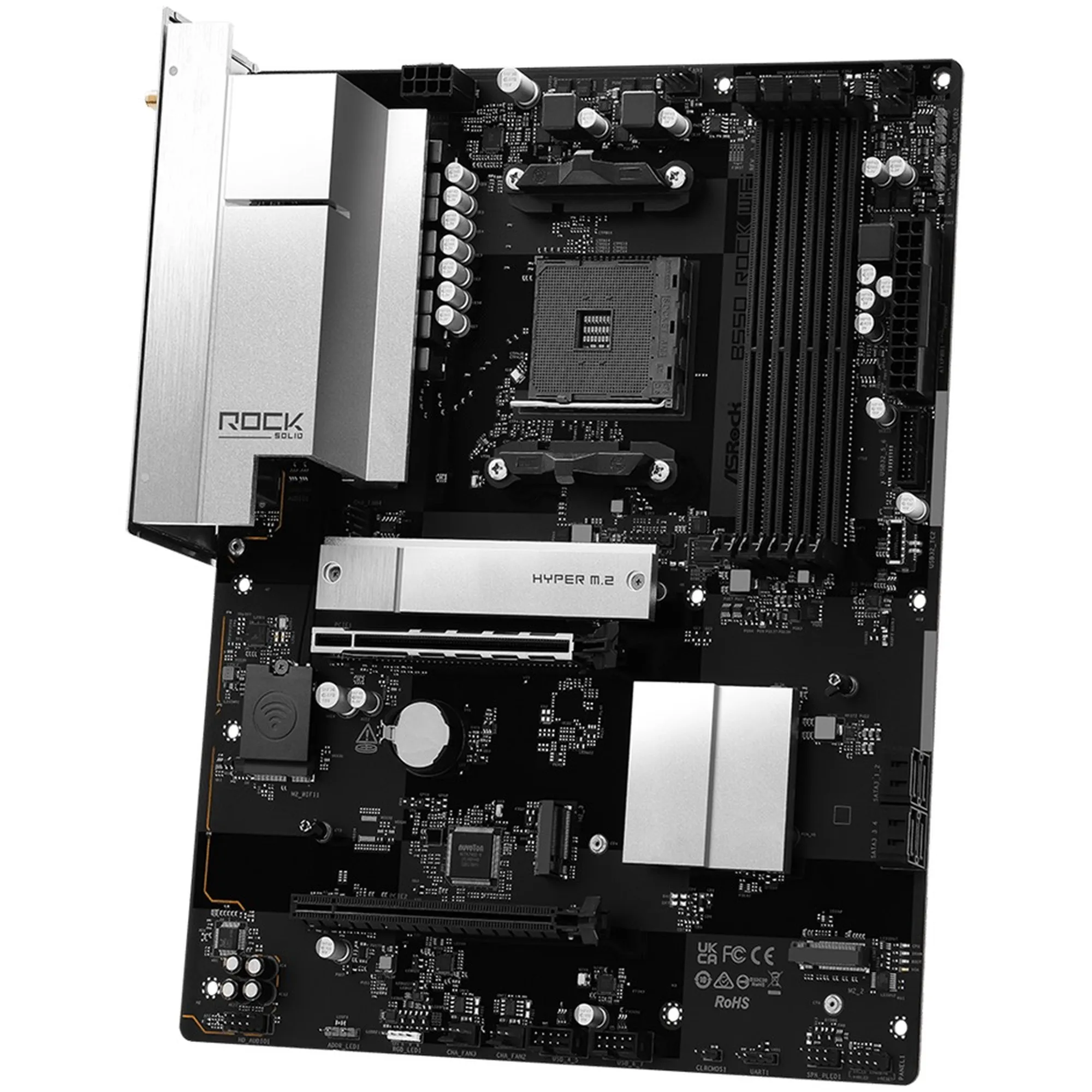 Купить Материнская плата ASRock B550 ROCK WIFI (sAM4, AMD B550, DDR4, ATX) - фото 4