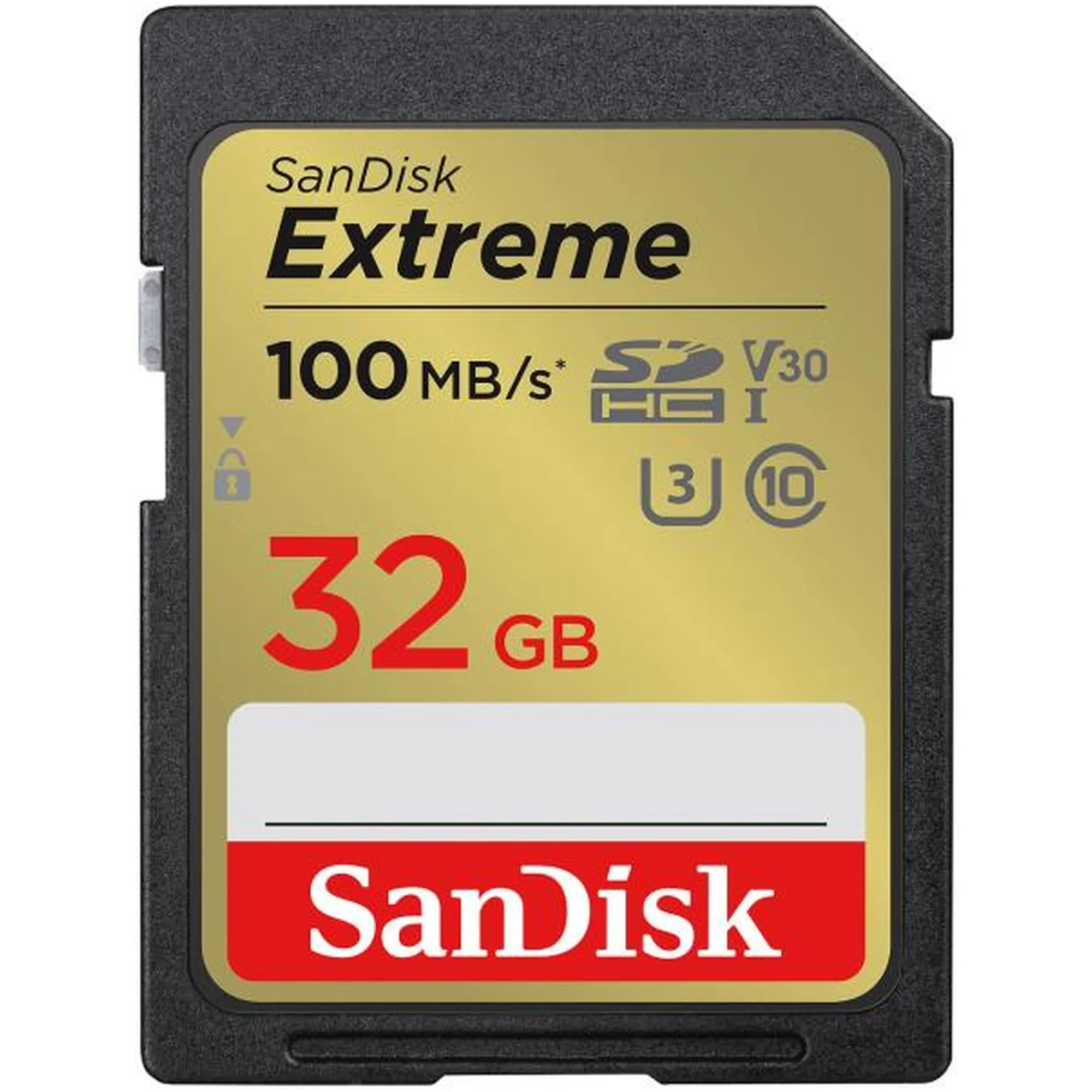 Купить Карта памяти SanDisk SD 32GB C10 UHS-I U3 Extreme V30 (SDSDXVT-032G-GNCIN) - фото 1