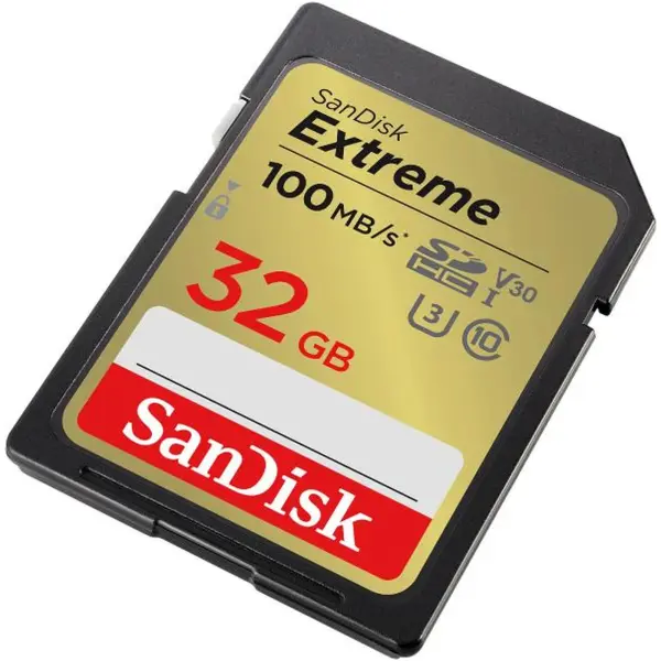 Купить Карта памяти SanDisk SD 32GB C10 UHS-I U3 Extreme V30 (SDSDXVT-032G-GNCIN) - фото 3