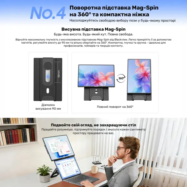 Купить Монитор портативный 16" Blackview Table 9 (BBVTABLE9) - фото 11