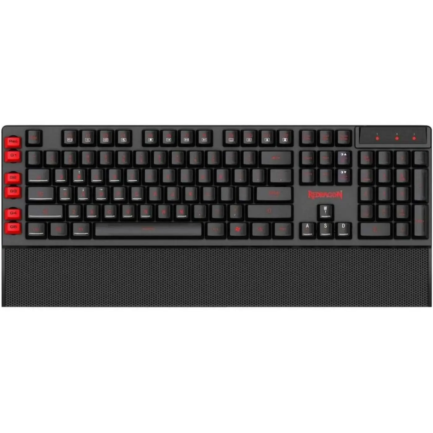 Купити Клавіатура Redragon Yaksa K505 UA AntiGhost USB Black (70392) - фото 1