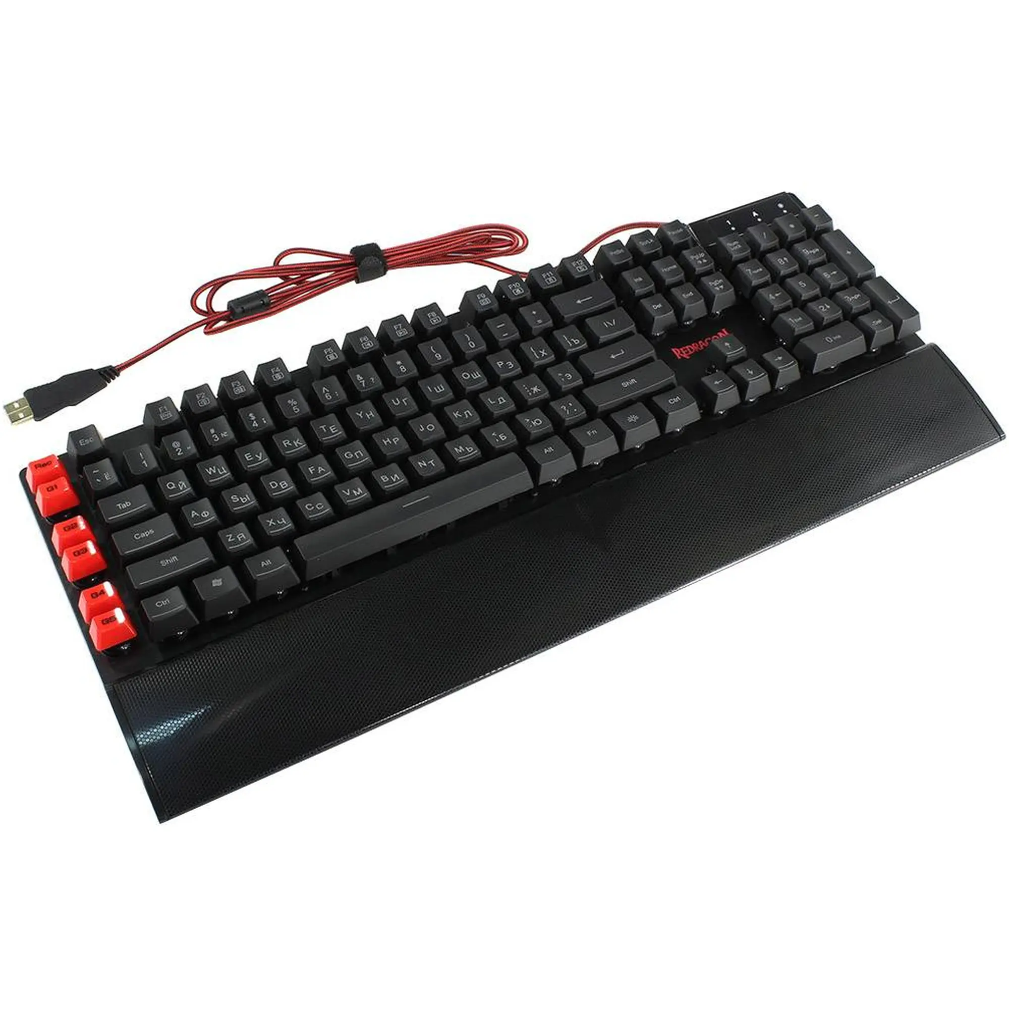 Купити Клавіатура Redragon Yaksa K505 UA AntiGhost USB Black (70392) - фото 3