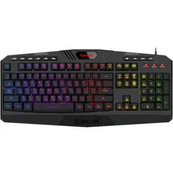Купити Клавіатура Redragon Harpe2 UA RGB USB Black (77484) - фото 1