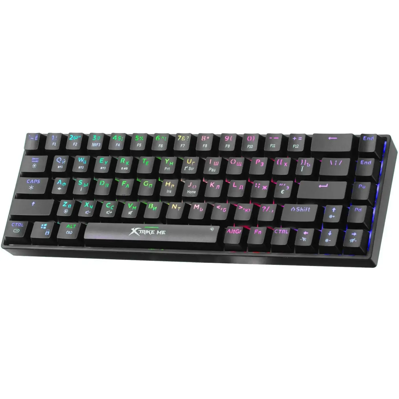 Купити Клавіатура Xtrike ME GK-995W RGB Wireless/Bluetooth UA Black (GK-995WBKUA) - фото 3