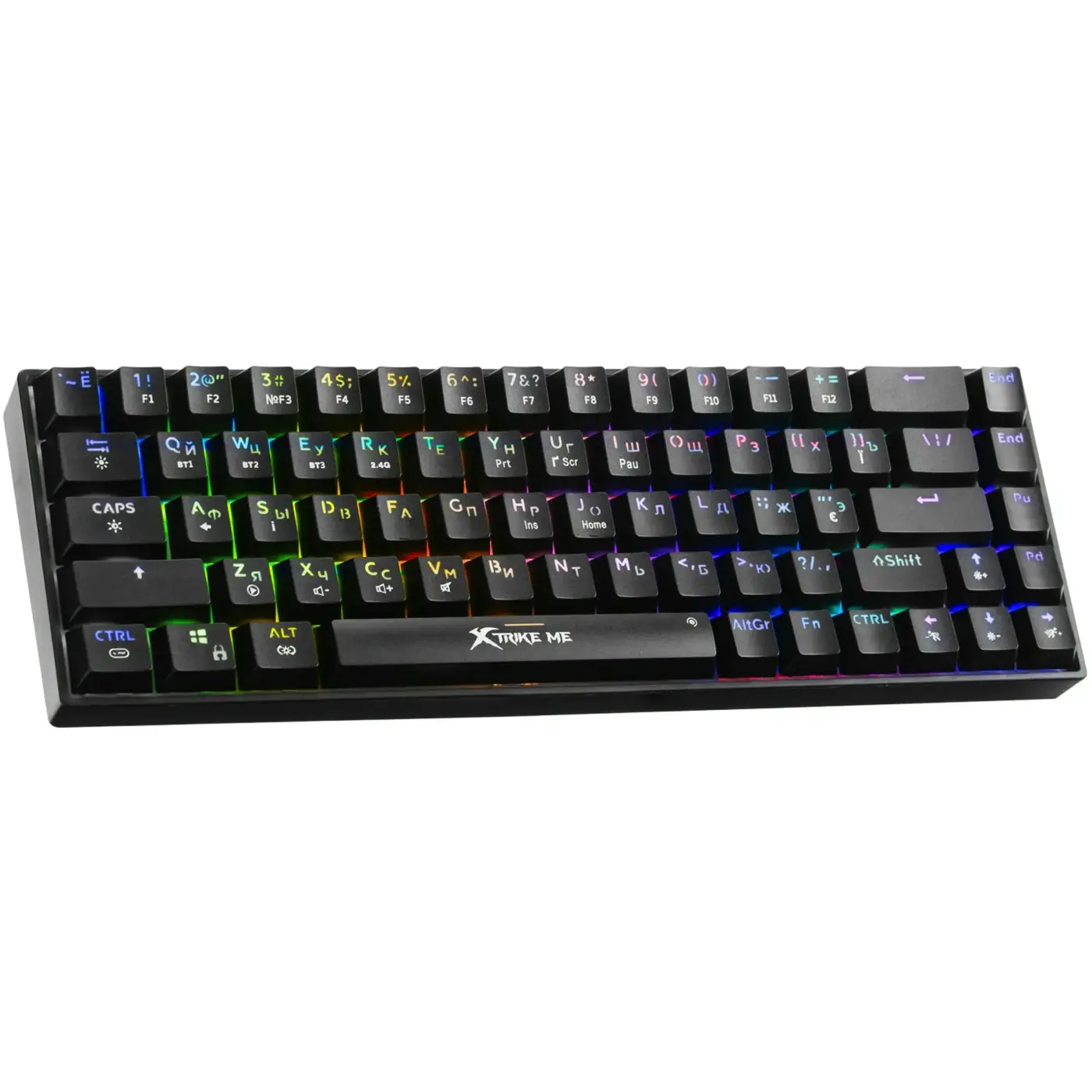 Купити Клавіатура Xtrike ME GK-995W RGB Wireless/Bluetooth UA Black (GK-995WBKUA) - фото 4