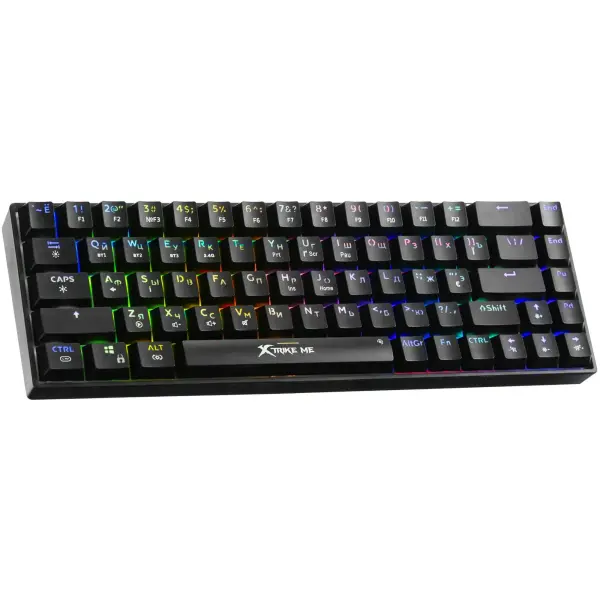 Купити Клавіатура Xtrike ME GK-995W RGB Wireless/Bluetooth UA Black (GK-995WBKUA) - фото 4