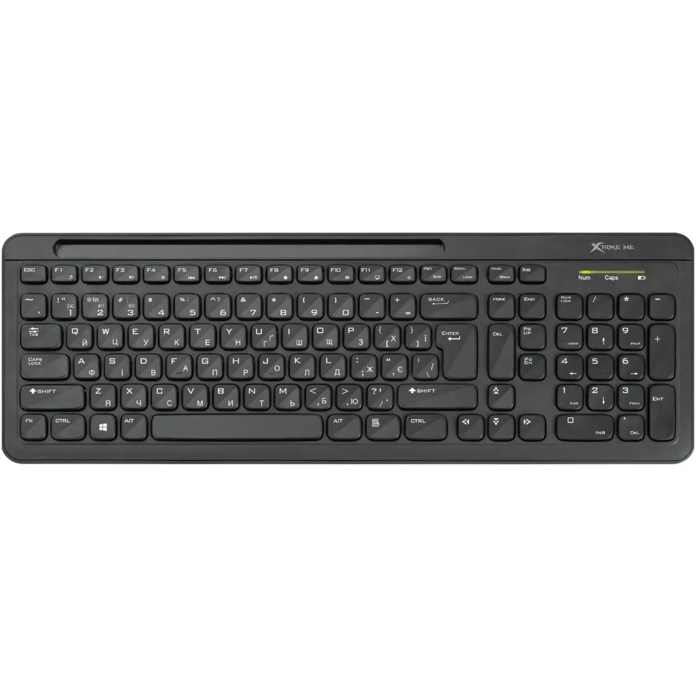 Купить Клавиатура Xtrike ME KB-303 UA Wireless/Bluetooth Black (KB-303UA) - фото 1