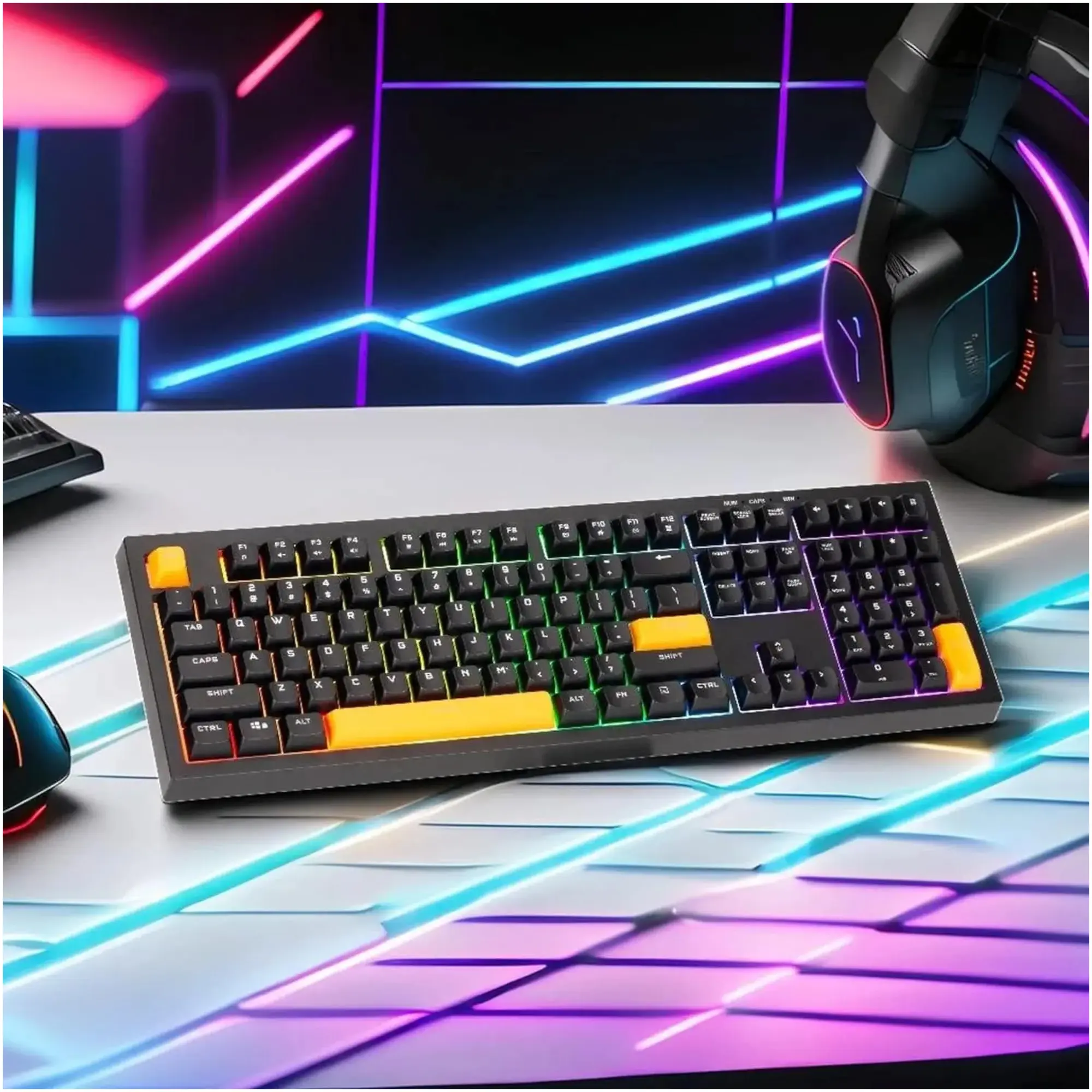 Купить Клавиатура Xtrike ME KB-512 LED USB UA Black (KB-512BKUA) - фото 6
