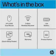 Купити Миша HP Z3700 Dual Wireless/Bluetooth Black (758A8AA) - фото 7