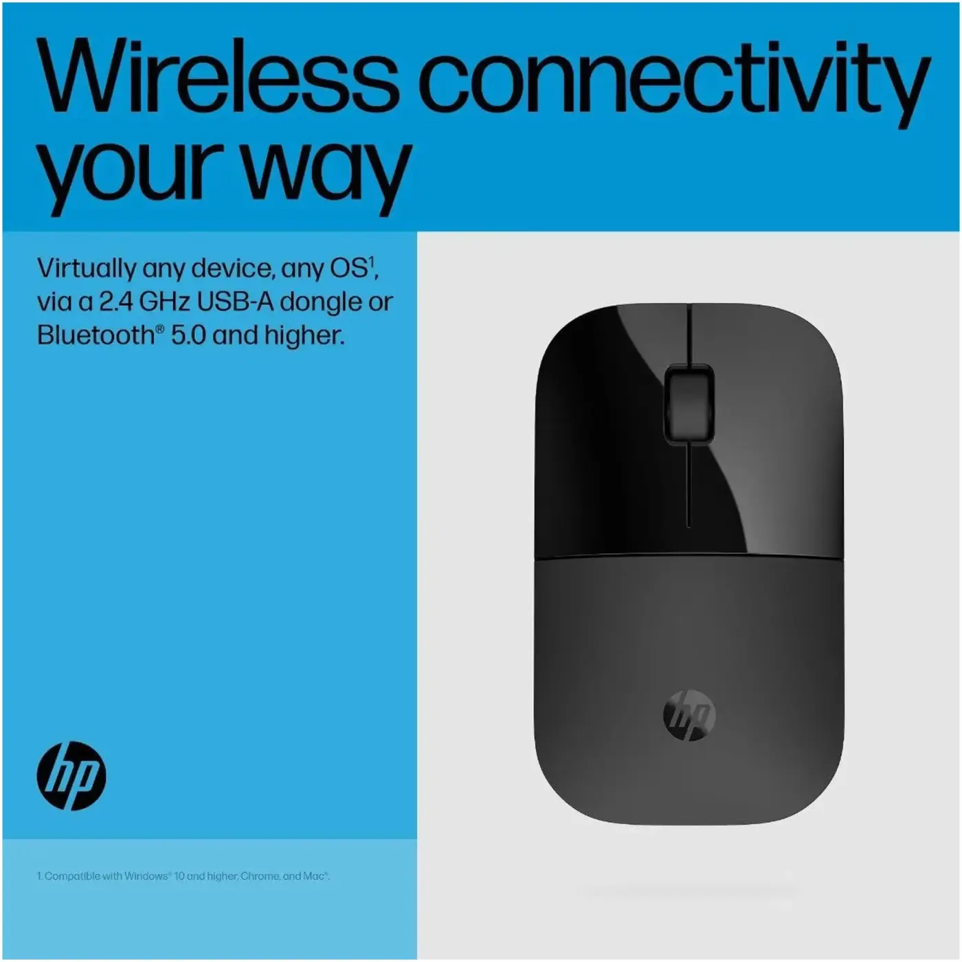Купити Миша HP Z3700 Dual Wireless/Bluetooth Black (758A8AA) - фото 8