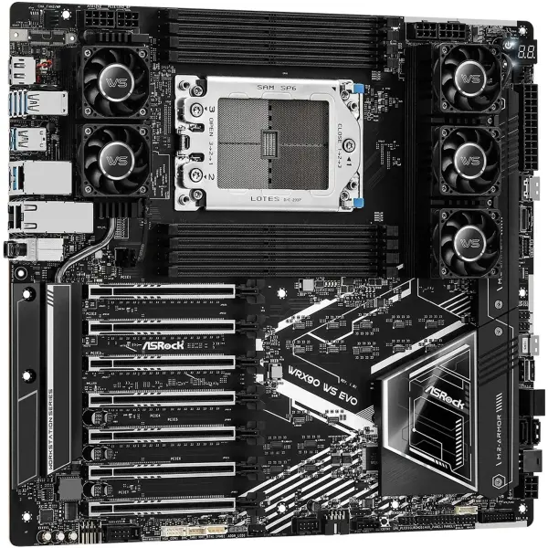 Купити Материнська плата ASRock WRX90 WS EVO (sWRX9, AMD WRX90, DDR5, EEB) - фото 3