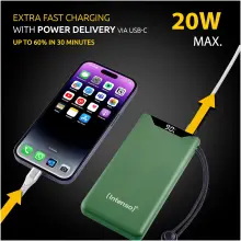 Купить Павербанк УМБ Intenso F10000 10000mAh 20W Green (7332037) - фото 7
