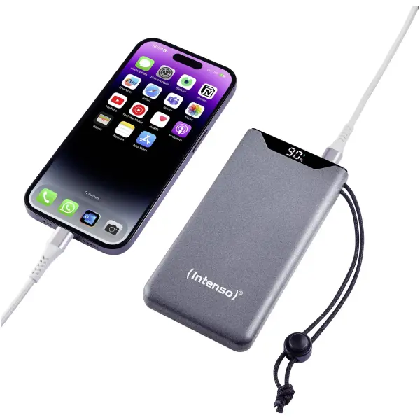Купить Павербанк УМБ Intenso F10000 10000mAh 20W Grey (7332034) - фото 4