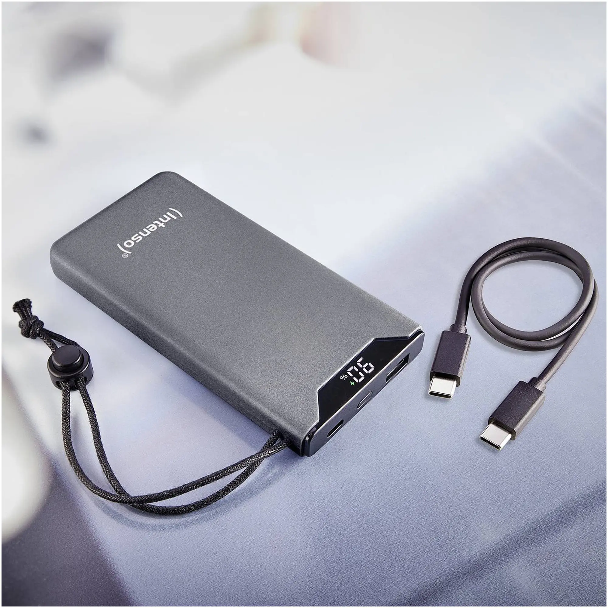 Купить Павербанк УМБ Intenso F10000 10000mAh 20W Grey (7332034) - фото 6