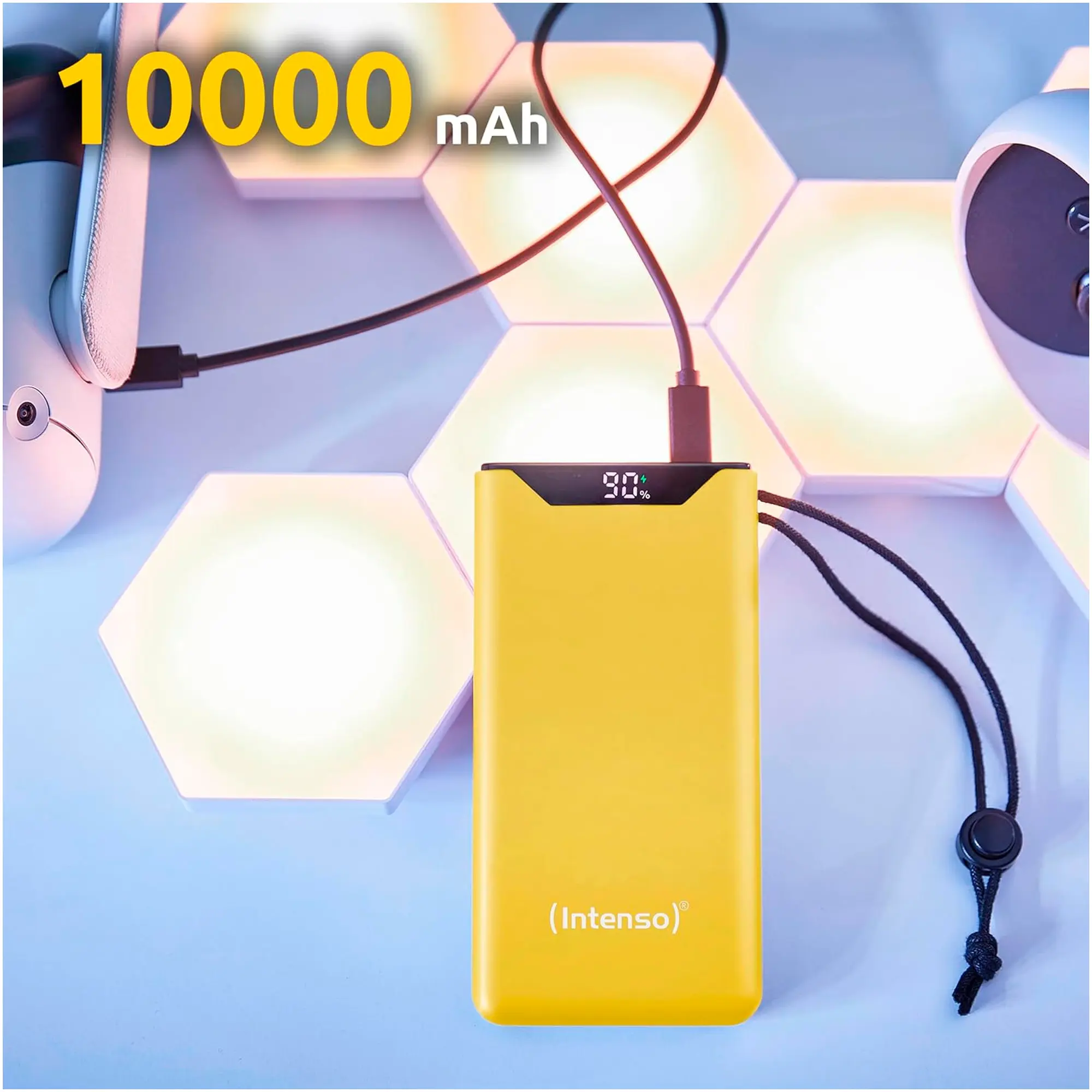 Купить Павербанк УМБ Intenso F10000 10000mAh 20W Yellow (7332039) - фото 7
