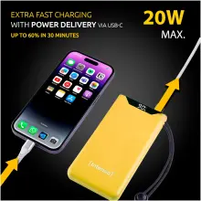 Купить Павербанк УМБ Intenso F10000 10000mAh 20W Yellow (7332039) - фото 9