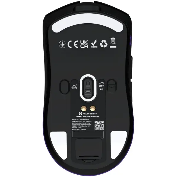 Купить Мышь Hator Hellyberry HM47 Pro Wireless Black/Violet - фото 9