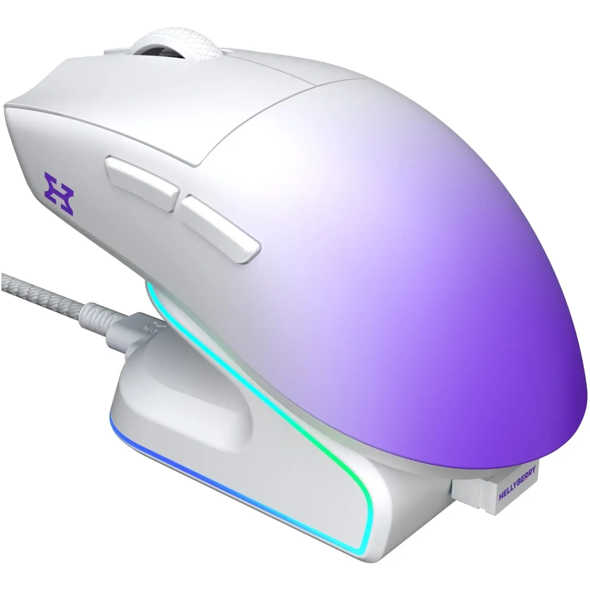 Купить Мышь Hator Hellyberry HM47 Pro Wireless White/Violet - фото 1