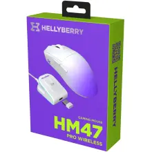 Купить Мышь Hator Hellyberry HM47 Pro Wireless White/Violet - фото 10